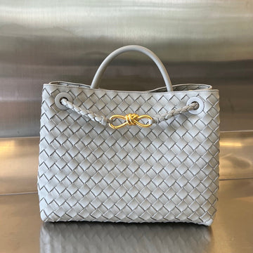 Bv Medium Andiamo 32CM Grey Lambskin