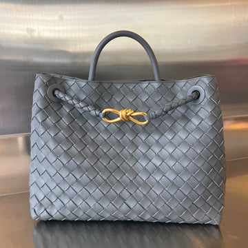 Bv Medium Andiamo 32CM Dark Grey Lambskin