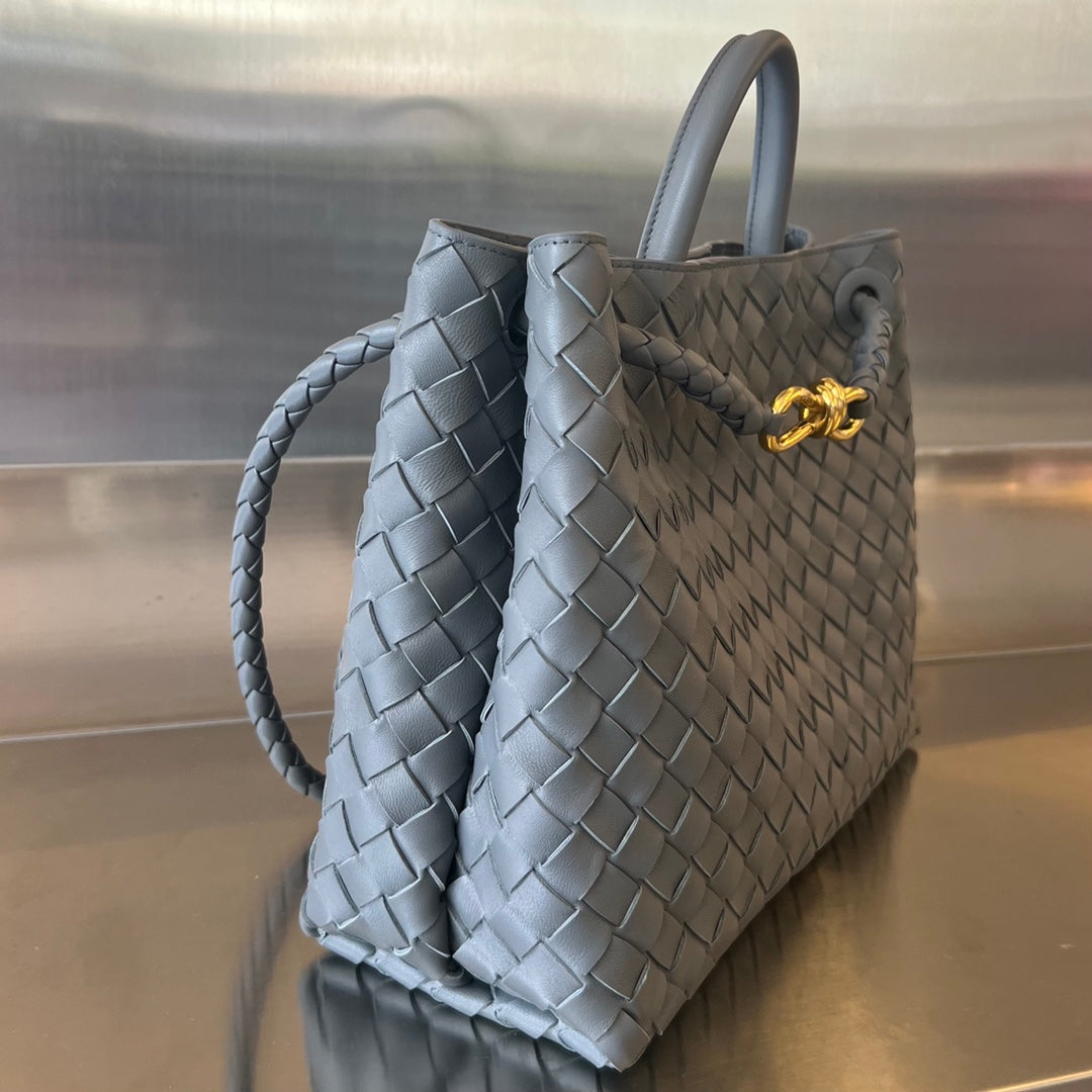 Bv Medium Andiamo 32CM Dark Grey Lambskin