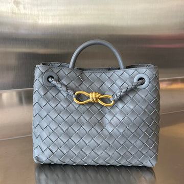 Bv Small Andiamo 25CM Dark Grey Lambskin