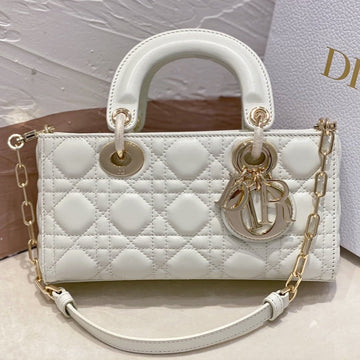 Micro Lady D-Joy 16.5 White Lambskin