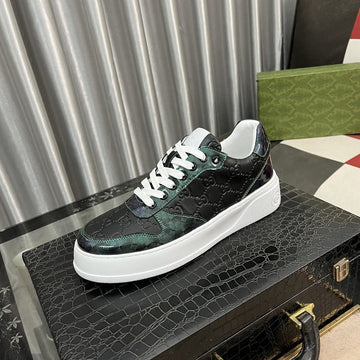 GG Sneaker Cowhide Leather With Embossed Pattern