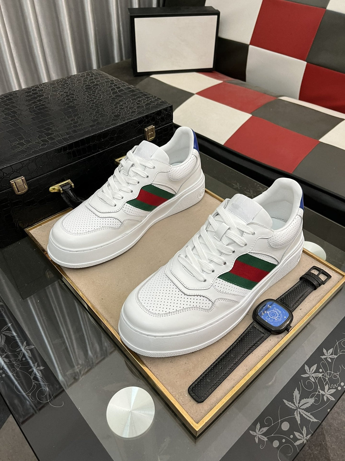 GG Sneaker White Blue