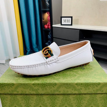 GG White Leather Driver