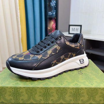 GG Sneaker Black With On Pattern