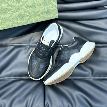 GG Retro Rhyton Sneakers Shoes Black