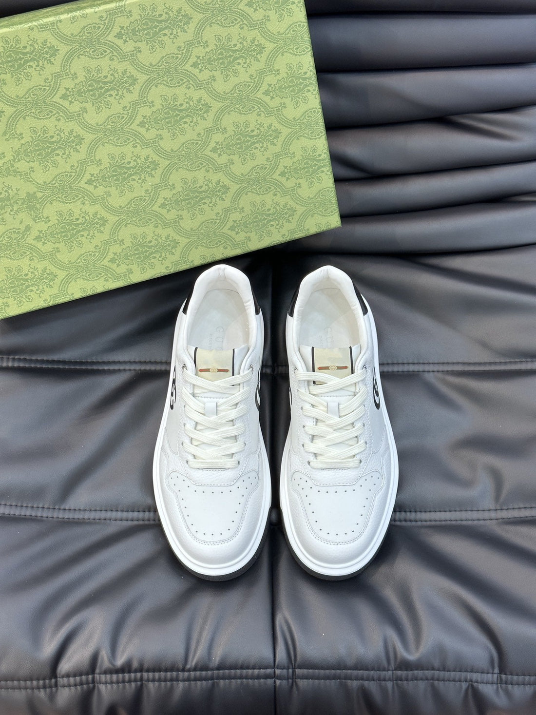 GG Sneakers White Leather