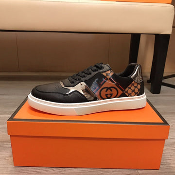 GG Screener Black Sneakers