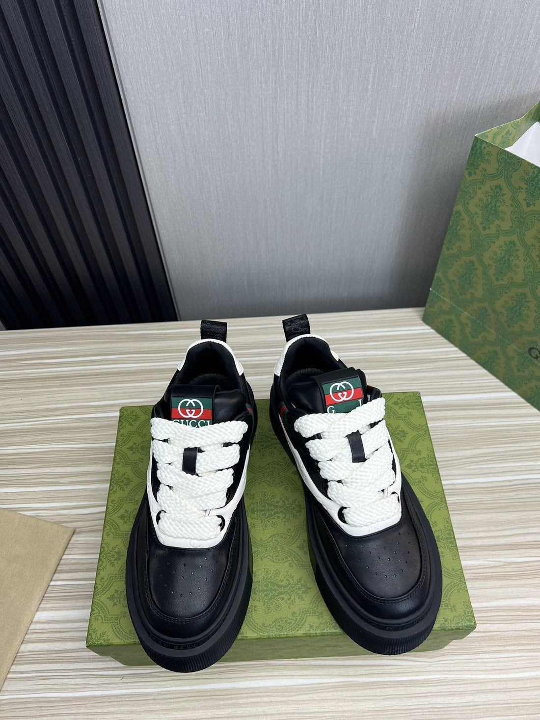 GG Sneakers White Black