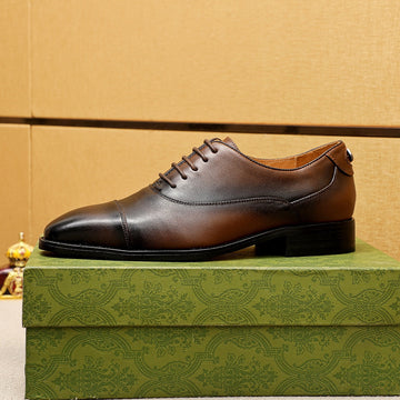 GG Monkstrap Leather Brown