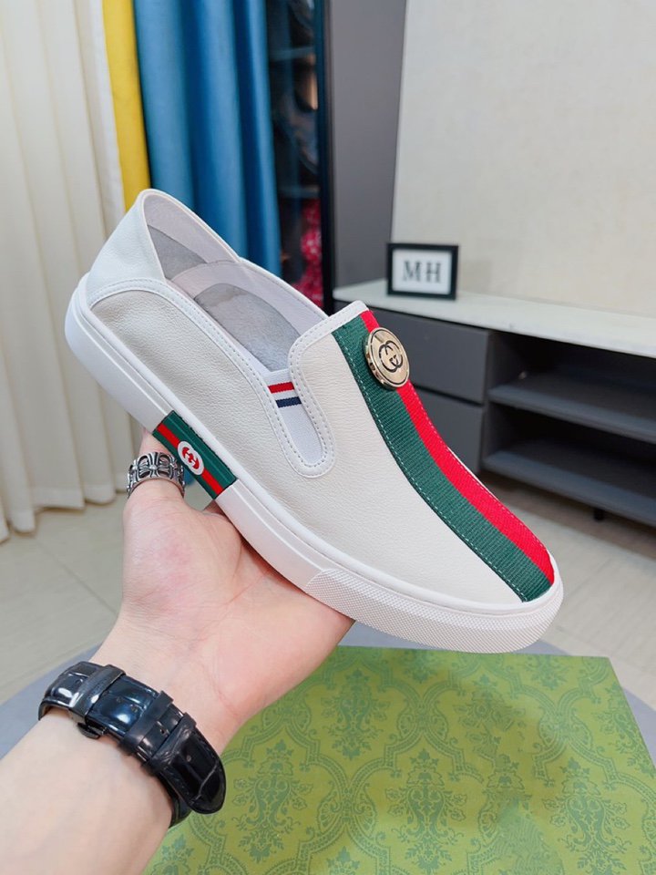 GG White Beef Leather Loads