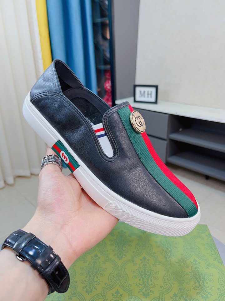 GG Black Beef Leather Loads