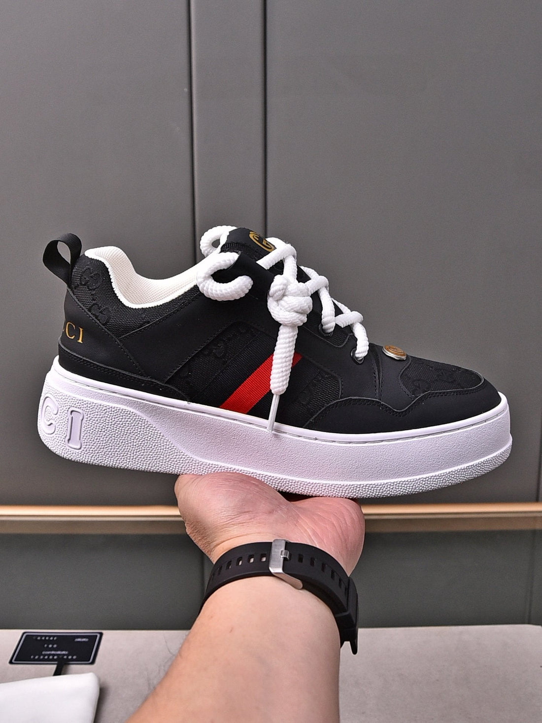 GG Screener Leather Trainers