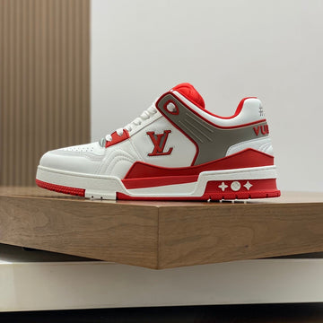 LV Trainer Red White Sneaker