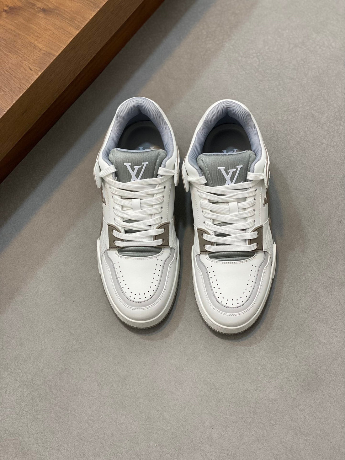 LV Trainer Grey White Sneaker