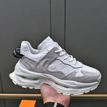 LV Run Sneaker White Grey