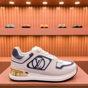 LV Run Away Sneaker White Dark Blue