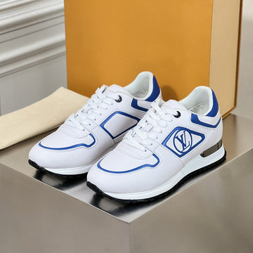 LV Run Away White Blue Sneaker