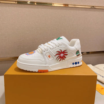 LV Trainer Sneaker White