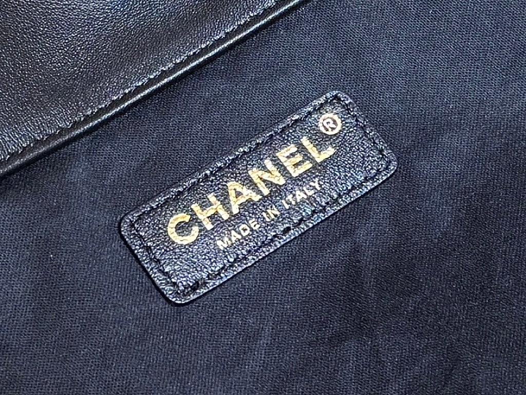 CC 25S Tote Bag In Black Calfskin