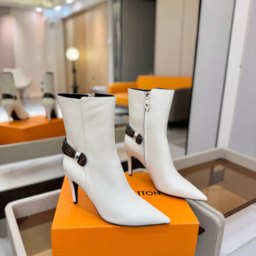 LV Legacy Ankle Boot 90MM White Caflskin 504775