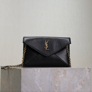 Cassandre Mini Bag 19CM Black Lambskin Ghw