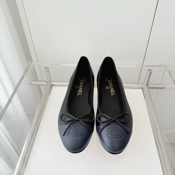 Ballet Flats Black Lambskin 566817