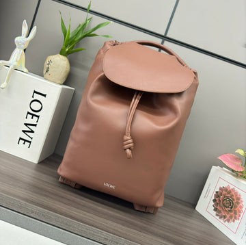 Loewe Flamenco Backpack 36 Brown Calfskin 274690