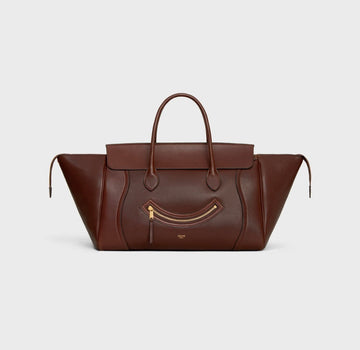 Celine New Luggage 36 Burgundy Suede