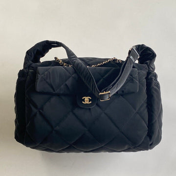 CC Bowling Large 46 Black In Velvet Nylon Bag
