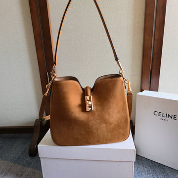 Celine New Camille 16 Soft Brown Bag In Calfskin 276174