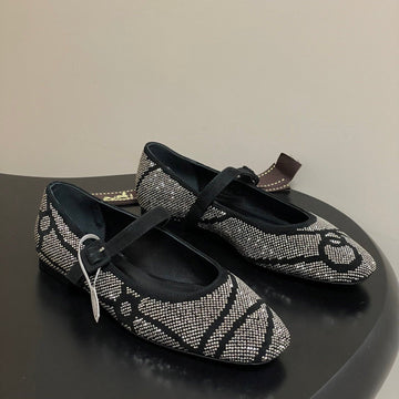 Hermes 26 Light Ballet Flat Metallic Gray In Suede 594342