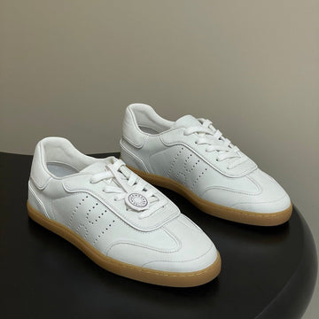 Hermes 26 Match Sneakers White In Calfskin 594340