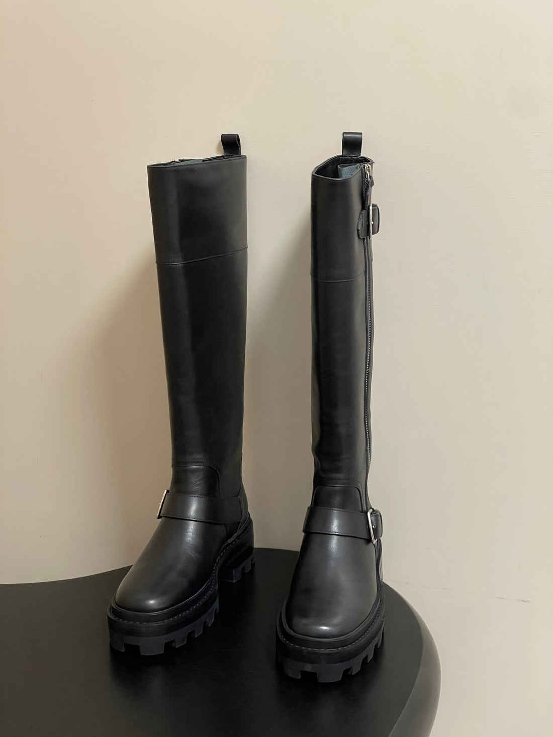 Hm Jaime Boot In Black Calfskin