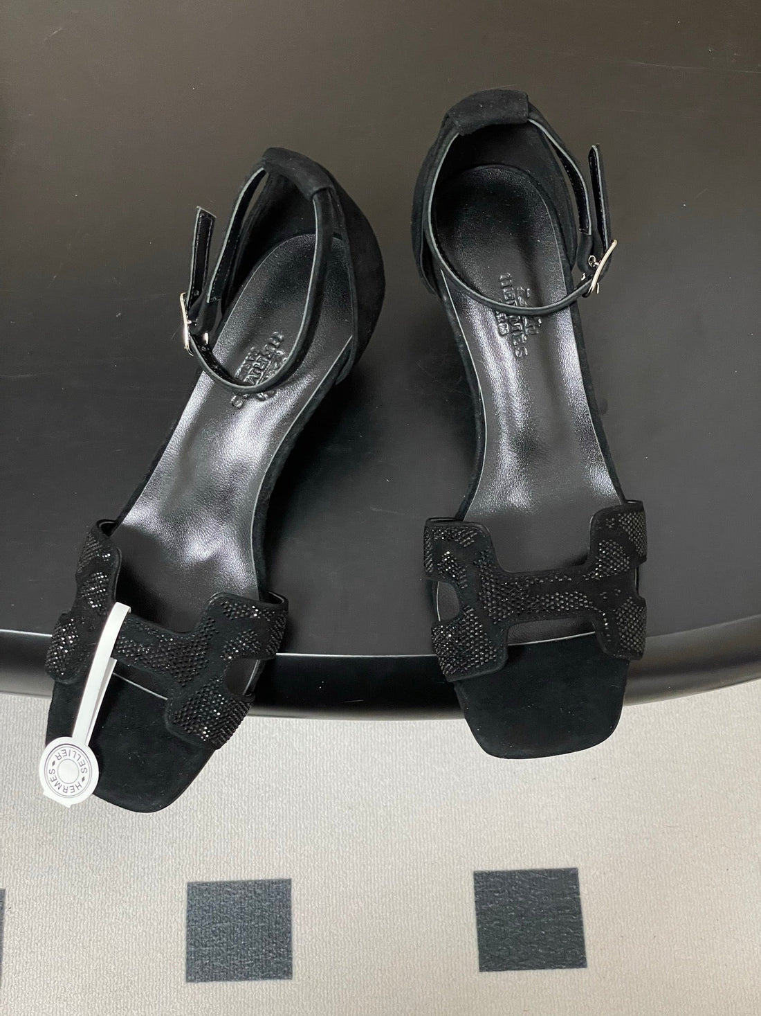 Hm Joy Sandal 40 Black In Suede 593809