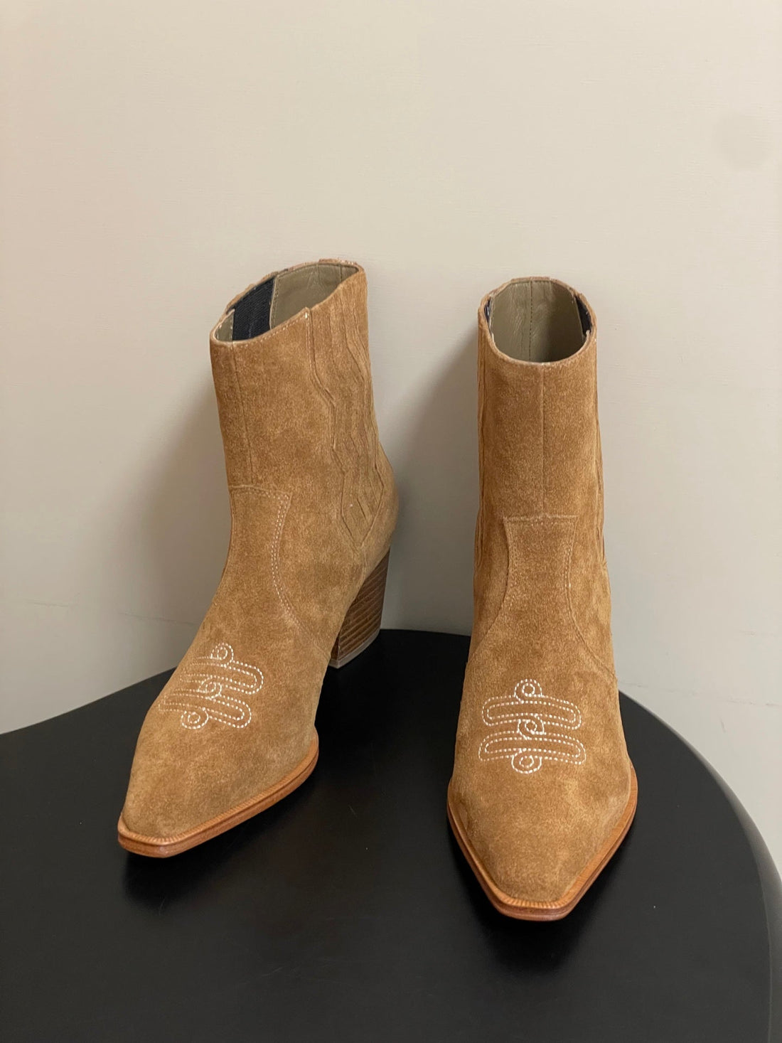 Hm Lissa Chelsea Boots 70 Light Brown In Suede 593785