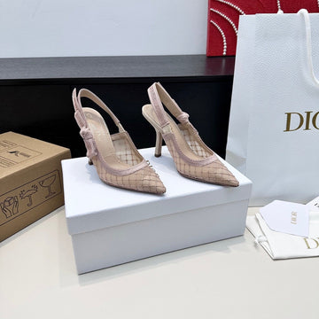 Dior J'adior Slingback High-Heel 65 Pink In Sheepskin 598142