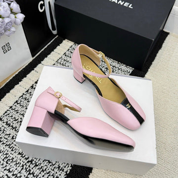 Chanel Classic Mary Janes Pink In Patent Leather 602167