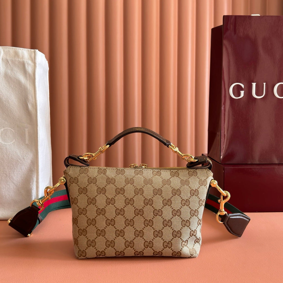 Gucci 26 Coach Shay Crossbody Bag 25.5 Brown In Denim 284956