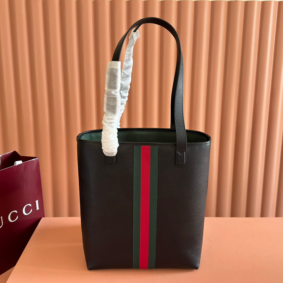 Gucci Ophidia Tote Bag 36 Brown In Cowhide 285043