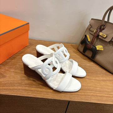 Hm Sandal 60 White In Calfskin 743964