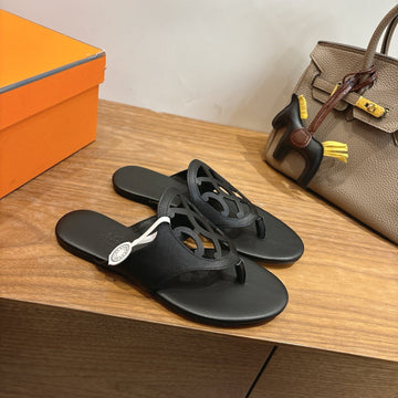 Hm Mage Sandal Black In Calfskin 744045