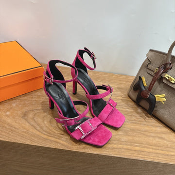 Hm Liv Sandal 10.5 Pink In Deerskin 744076