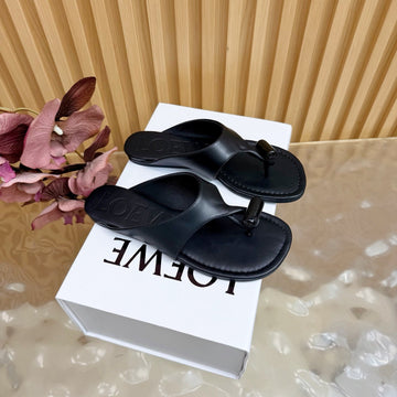 Loew Toggle Sandal Black In Cowhide 749328