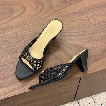 CC Sandal 60 Black In Woven 747971