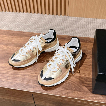 CC Sneaker Gold Brown In Leather 753924