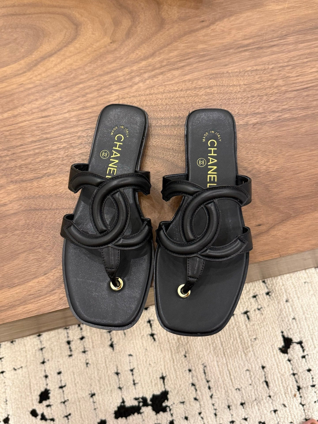 CC 26 Sandal Black In Cowhide 748531
