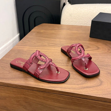 CC 26 Sandal Burgundy In Cowhide 748527