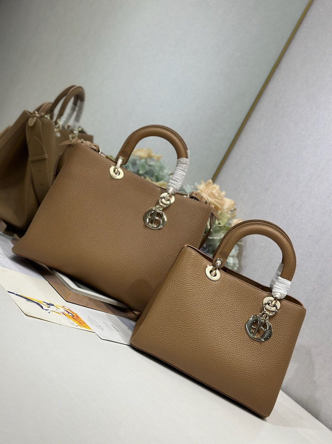 CD Diorissimo Brown In Cowhide 288184