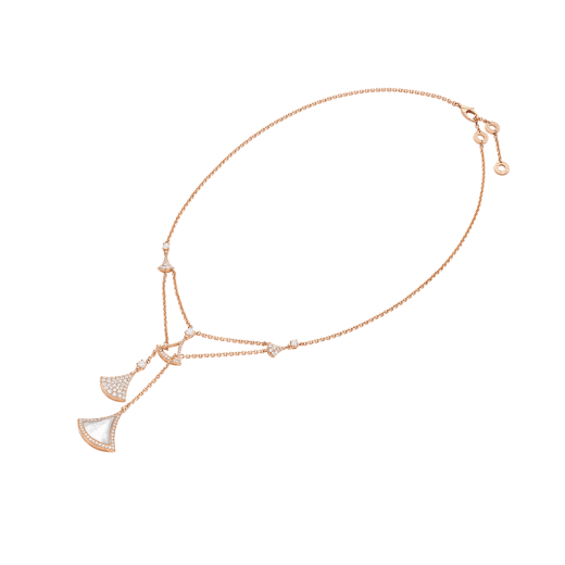 Dream Double Chain Pink Gold Necklace